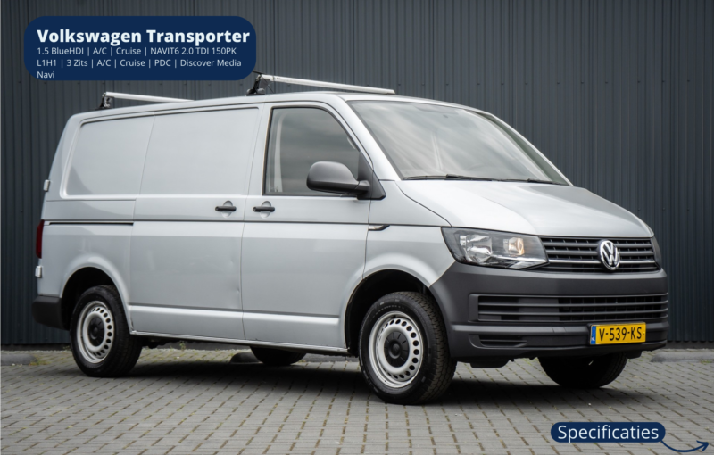 Volkswagen Transporter L1H1 - Bestelrent BV